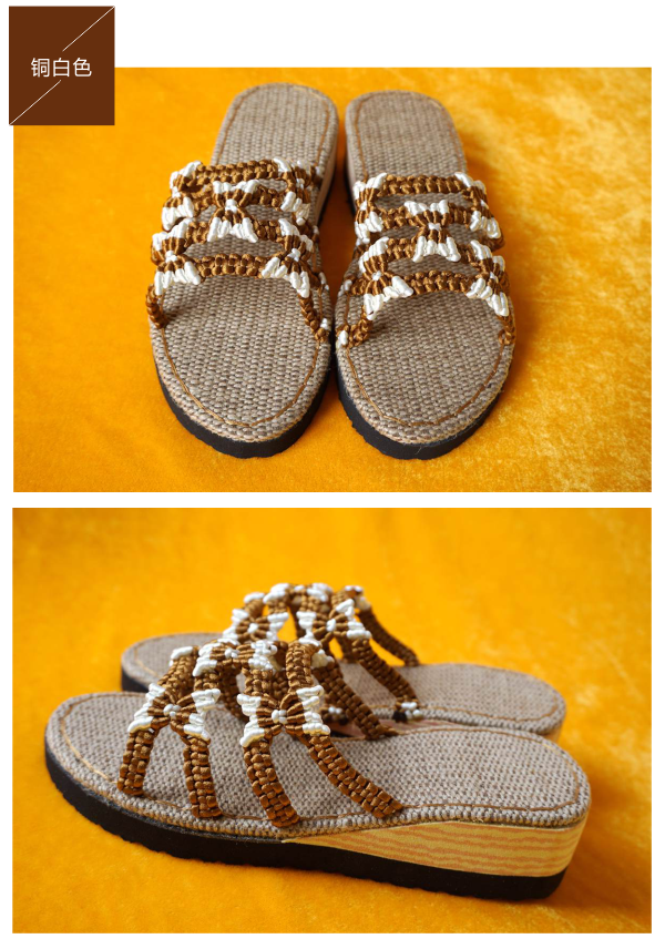 蝴蝶结线鞋拖鞋